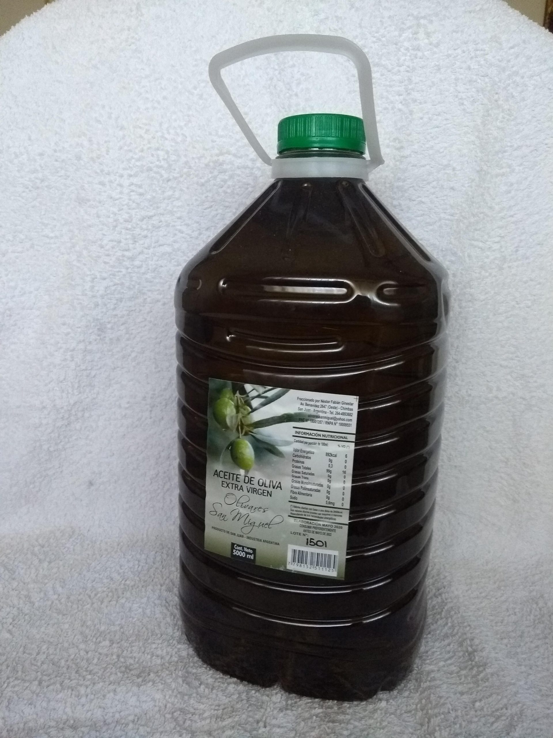 Bidón Aceite de Oliva Extra Virgen Botella 3 Litros – ESTILO OLIVA