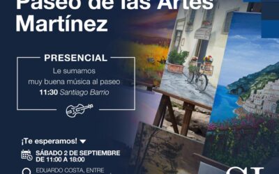 Arte y música en vivo en el Paseo de las Artes en Martínez