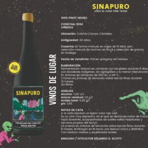 Slow Wines Sin Apuro Pinot Negro PROMOCION LANZAMIENTO DE PRODUCTO