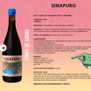 Slow Wines Sin Apuro Syrah PROMOCION LANZAMIENTO DE PRODUCTO